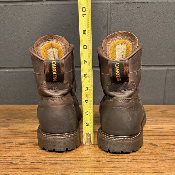 Carolina CA7528 28 Series Brown Comp Toe 6” Work Boots Men’s 12 D - Picture 4 of 8